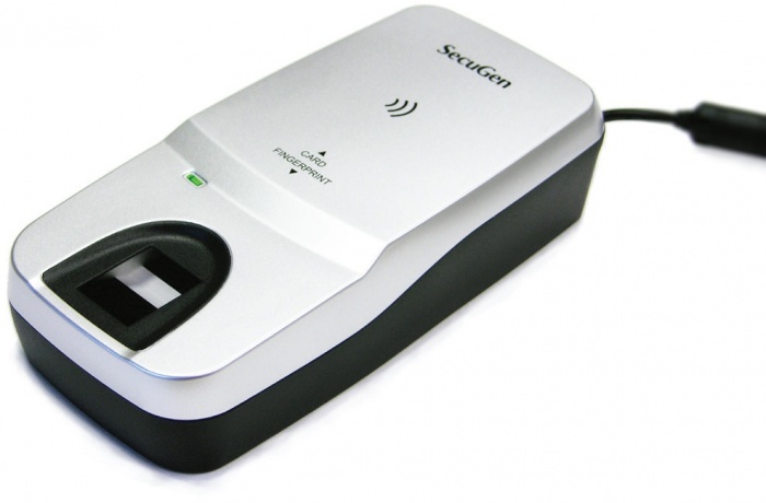 SecuGen EA4-0518CL. Комбинированный считыватель отпечатков пальцев и NFC/бесконтактных смарт-карт Hamster Pro Duo CL (XU20CL)