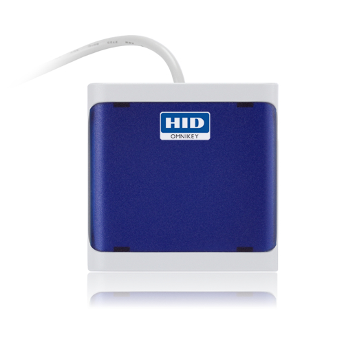 HID R50220318-DB. Стильный компактный считыватель OMNIKEY (CardMan) 5022 CL USB бесконтактных смарт-карт (Темно-синий)
