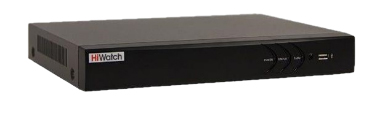 HiWatch DS-H216QP. 16-ти канальный гибридный HD-TVI регистратор для  аналоговых (HiWatch/Hikvision), HD-TVI камер с PoC, AHD и CVI камер + 2 IP-канала  (до 24 с замещением аналоговых в Enhanced IP mode)