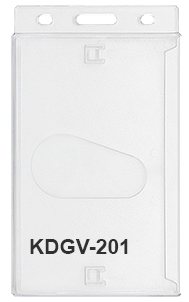 KDGV-201. Карман из жесткого пластика вертикальный