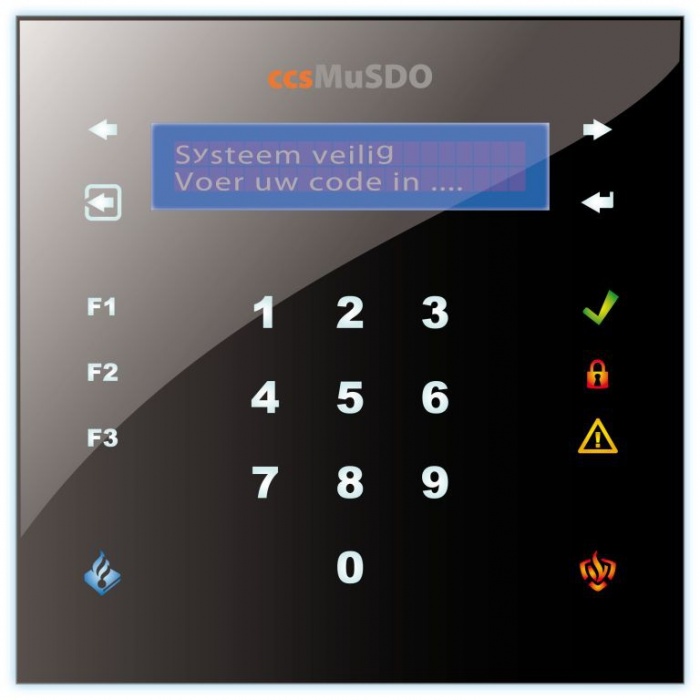 ASB 2206.3101. Охранная клавиатура MuSDO CCS4510 LCD +Mifare