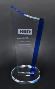 Награда Hid Global. Увеличение роста продаж сегменте логического доступа.